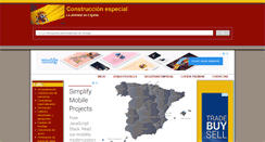 Desktop Screenshot of construccionespecial.com