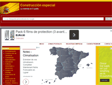 Tablet Screenshot of construccionespecial.com